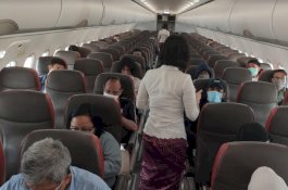 Lion Air Group Terapkan Physical Distancing, Anggota TNI-Polri Ditempatkan Dekat Jendela Darurat