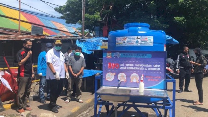 PDAM Pasang Wastafel Portabel di Ruang Publik, Dirkeu: Pak Wali Minta Dirakitkan