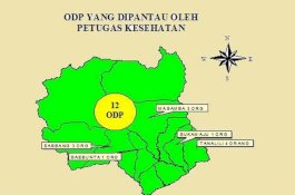 Ini Peta Sebaran 12 ODP Virus Corona di Luwu Utara