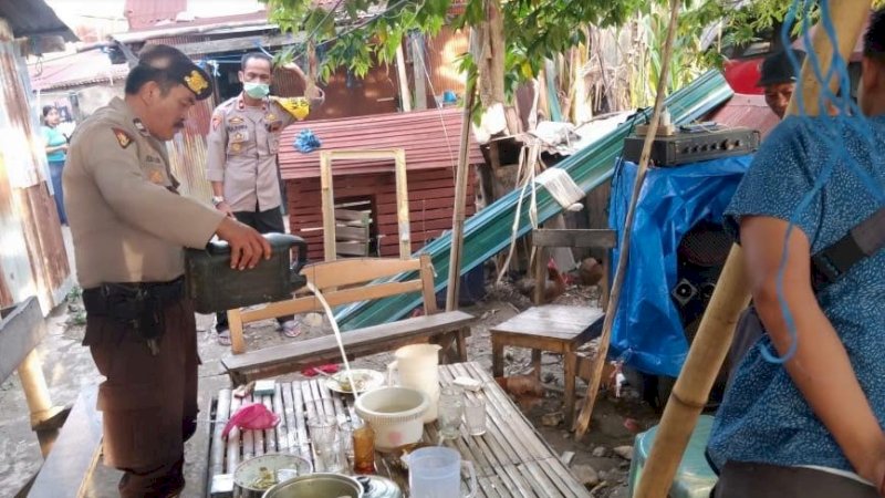 Dilarang Berkerumun, Warga Padongko Malah Kepergok Pesta Ballo