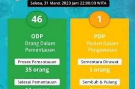 ODP di Wajo Bertambah Jadi 46 dan PDP Satu Orang, Ini Peta Sebarannya