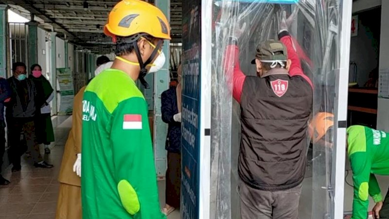 Chamber bantuan WTC di RS Haji Makassar.