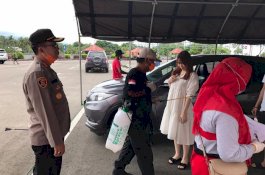 Kendaraan dan Penumpang Disemprot di Perbatasan, Ini Penjelasan Dinkes Bantaeng