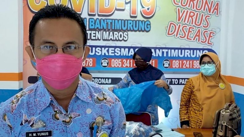 Kepala Puskesmas Bantimurung, dr H Muhammad Yunus