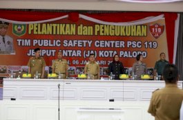 Wali Kota Palopo Lantik Pengurus PSC 119 Jemput Antar