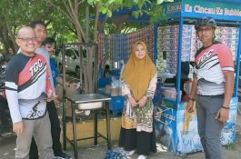 Cegah Corona, Sekretariat DPRD Pasang Wastafel di Pasar Karisa Jeneponto 