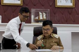 Wali Kota Palopo Isi SPT Pajak Via Online