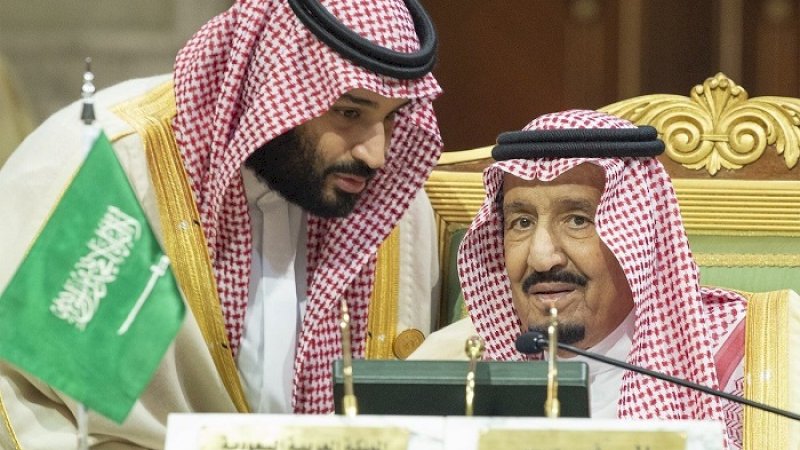 Raja Salman dan Pangeran Mohammed.