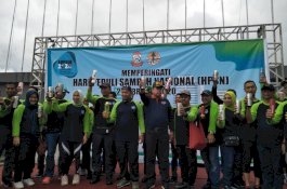 Peringati HPSN,Wali kota Makassar Minta Warga Bijak Menggunakan Plastik.