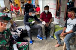 Pemkab dan Forkopimda Bantaeng Antarkan Bahan Pokok ke ODP, Jelaskan Tata Cara Isolasi