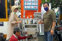 Cegah Penyebaran Covid-19, Dinas PU Pasang 20 Unit Wastafel Umum 