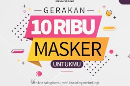 PKK Gowa Galang 10 Ribu Masker untuk Pedagang Pasar
