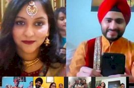 Cinta Tak Kenal Corona, Pasangan Ini Menikah Lewat Zoom