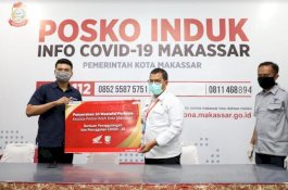 Astra Motor Wilayah Sulselbar Sumbangkan 10 Unit Wastafel Portabel untuk Warga Makassar
