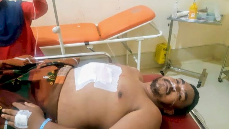 Korban penikaman di Wajo.