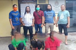 Berhamburan Dengar Tembakan, Tiga Pelaku Sabung Ayam yang Tak Kuat Lari Dibawa Polres Jeneponto 