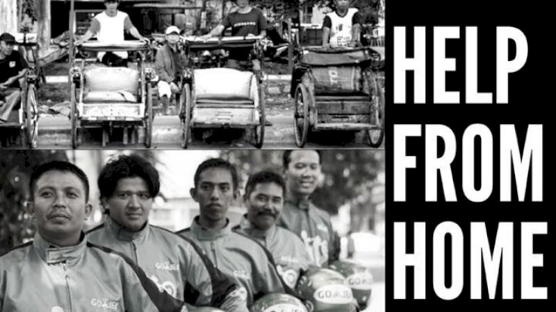 Siswa SMA Islam Athirah 1 Kumpul Donasi Bantu Ojol dan Tukang Becak