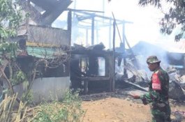 Kebakaran di Mareto Barru, Empat Armada Damkar Meluncur ke TKP