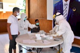 Rusdi Masse Fasilitasi Rapid Test Covid-19 Gratis di Sidrap