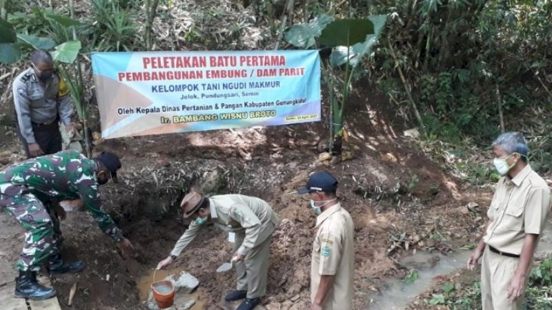 Punya Dam Parit, Petani di Gunungkidul Berharap Bisa Panen Tiga Kali