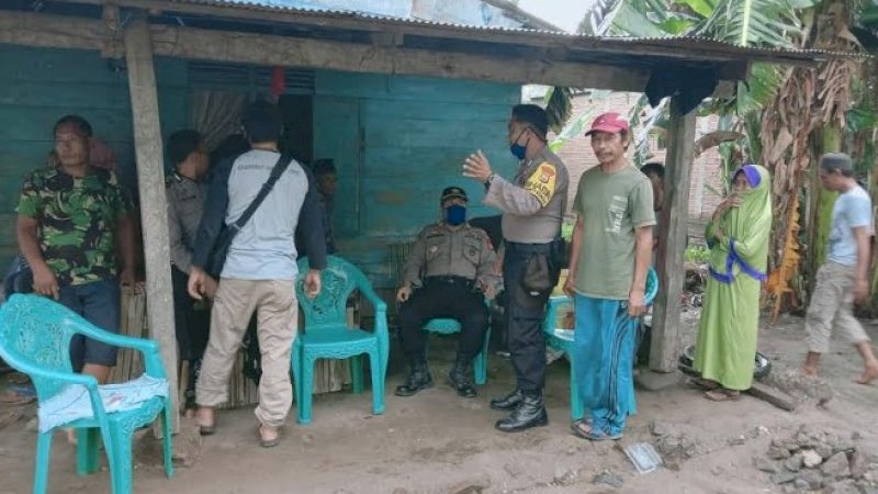 Kediaman warga yang meninggal setelah menenggak insektisida di Jeneponto.