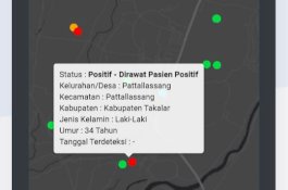 Pasien Positif Covid-19 di Takalar Kini 3 Orang