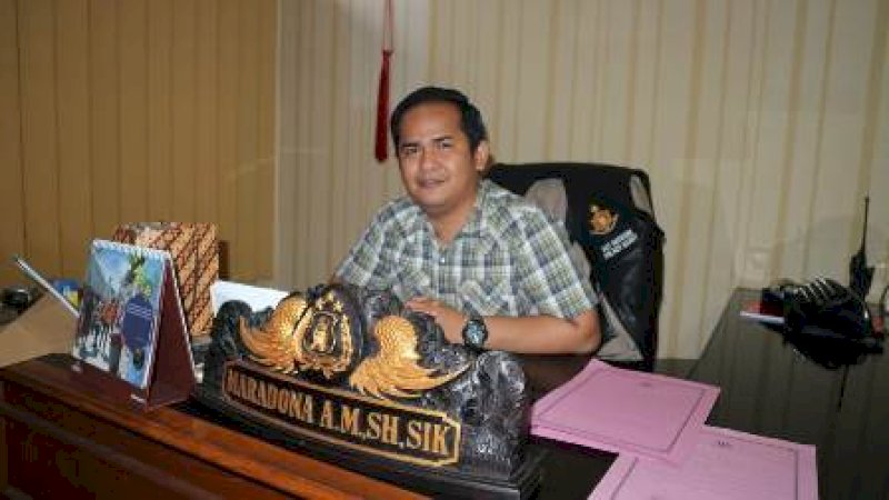 Kasat Reskrim Polres Garut, AKP Maradona Armin Mappaseng