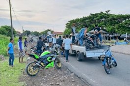 Razia Balapan Liar di Beberapa Titik, Polres Jeneponto Kembali Amankan 28 Motor