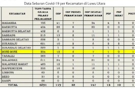 Update: Dua PDP di Luwu Utara Negatif Covid-19