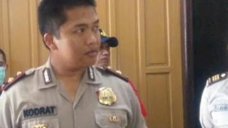Kapolsek Makassar, Kompol Kodrat M Hartanto.