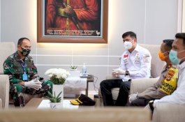 Jelang PSBB di Gowa, Pangdam Minta Bansos Diantar Langsung ke Rumah Warga