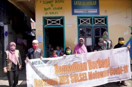 MES Sulsel Salurkan Bantuan ke Panti Asuhan dan Guru Mengaji