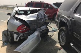 Gara-Gara Debu, 13 Mobil Terlibat Tabrakan Beruntun
