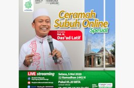 Besok, Masjid Al Ukhuwah Bukit Baruga Hadirkan Das'ad Latif di Ceramah Subuh Online