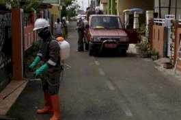 Satgas Covid Pemkab Bulukumba Sterilisasi Area Terpapar Covid-19 di Caile