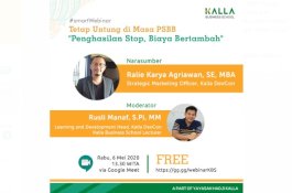 Kalla Business School Gelar Webinar; Tetap Untung di Masa PSBB