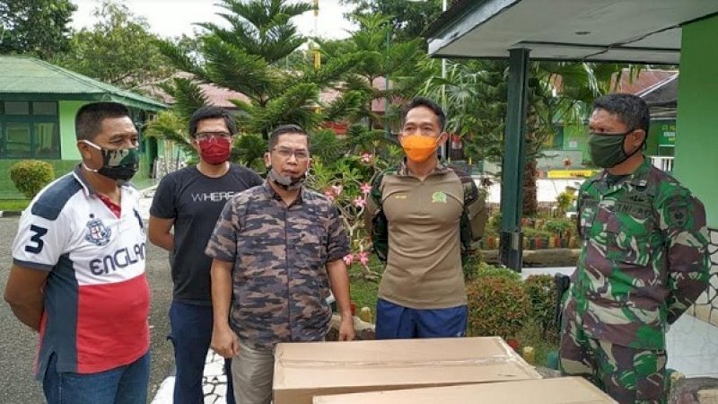 Dirut RSUD Batara Siang, Ketua Tim Teknis Covid-19, bersama Dandim 1421 Pangkep.