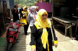 Serap Aspirasi Warga di Tengah Pandemi, Andi Nurhatina Ikut Protokol Covid-19 Sambil Sosialisasi