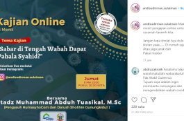 Kajian Online Wagub Sulsel, Ustaz Abduh Tuasikal: Bisa Dapat Pahala Syahid Meski di Rumah