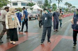 Pimpinan DPRD Gowa Pantau Posko Covid-19 di Perbatasan