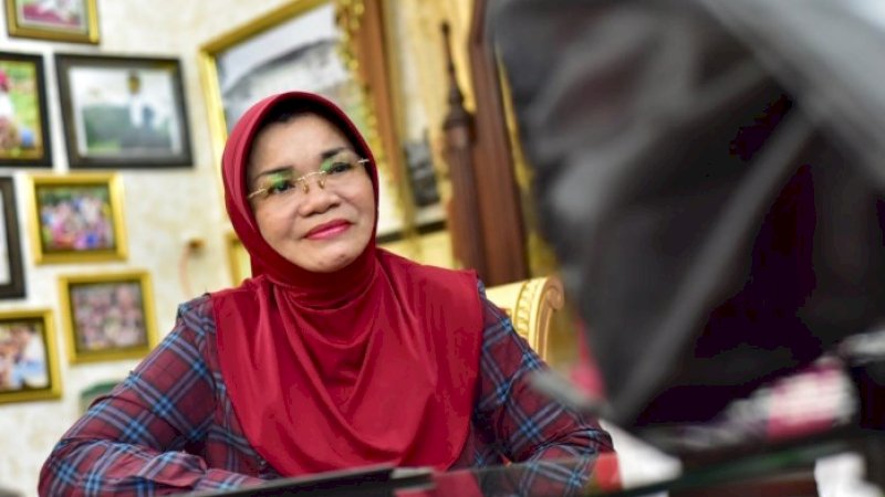 Ketua TP PKK Sulsel, Lies Fachruddin