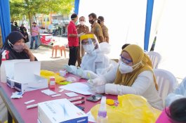 Hari Pertama Rapid Test Massal di Gowa: Tak Ada yang Reaktif