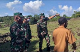 Dandim 1405/Mlts Tinjau Lokasi Persiapan Kodim Baru di Barru
