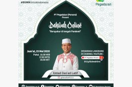 Pegadaian Gelar Dakwah Online bersama Ustaz Das'ad Latif