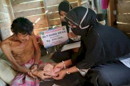 Kades Lasitae Barru Berhasil Bujuk Tukang Becak yang Tolak BLT