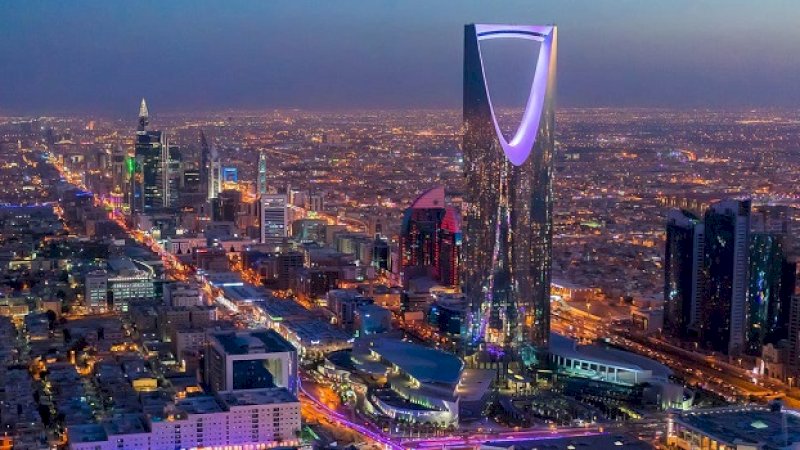 Pemandangan Kota Riyadh, Arab Saudi.