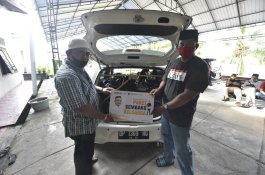 Legislator Senayan Muhammad Fauzi Bagi-Bagi Ribuan Paket Sembako di Dapil