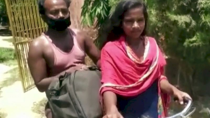 Jyoti Kumari dan ayahnya.