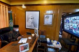 Ikut Silaturahmi Online dengan Gubernur, Ini Harapan Wali Kota Parepare