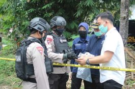 Pasca Ledakan Diduga Mortir di Takalar, Jibom Gegana Sulsel Lakukan Sterililasi